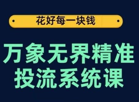 万象系统课,关键词到推荐、万象台、达摩盘实操步骤-创学笔记