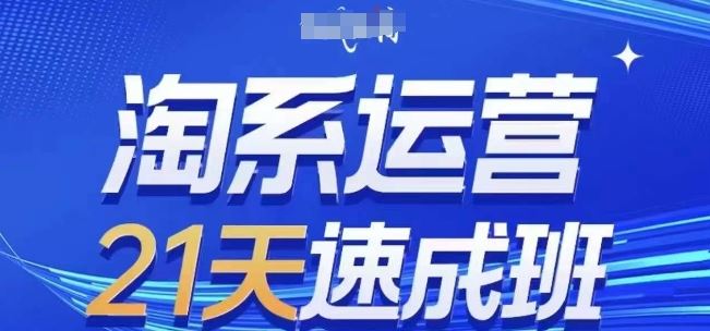 淘系运营21天速成班(更新24年5月)，0基础轻松搞定淘系运营-创学笔记
