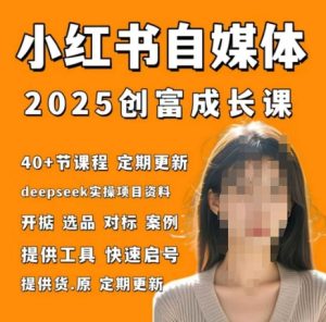小红书电商自媒体创富课2.0版,实战打卡笔记训练营-创学笔记