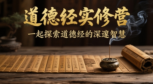 道德经实修营，一起探索道德经的深邃智慧-创学笔记