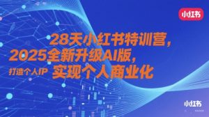 28天小红书特训营,2025全新升级AI版,打造个人IP,实现个人商业化-创学笔记