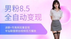 全网独家男粉8.5运营课程,进群+写真+网盘,稳定日入 5张-创学笔记
