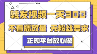 转发视频一天3张+，正规平台放心做，不看播放量，不看粉丝量，一个任务几分钟完成【揭秘】-创学笔记