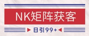 小红书某音NK赛道引流获客 自热矩阵日引200+【揭秘】-创学笔记
