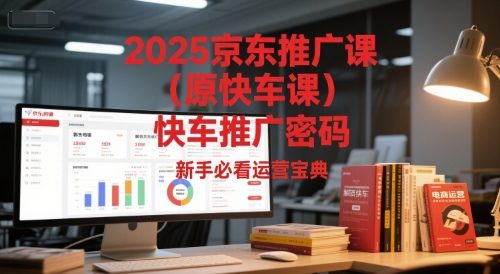 2025京东推广课（原快车课）解锁京东快车推广密码，新手必看运营宝典-创学笔记
