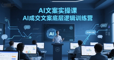 AI文案实操课，AI成交文案底层逻辑训练营-创学笔记