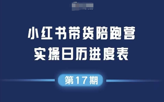 小红书第17期带货陪跑营，不囤货，无不直播，无不投流，通过选品+笔记内容+测品+笔记铺量+矩阵运营打爆款-创学笔记