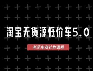 淘宝无货源2025VIP教程,最新的淘宝无货源课程,1688代发,蓝海选品,零成本创业首选-创学笔记