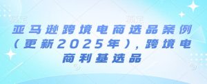 亚马逊跨境电商选品案例(更新2025年7月),跨境电商利基选品-创学笔记